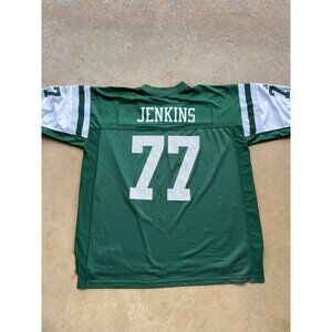 Reebok NFL New York Jets #77 Jenkins Green/White Onfield Jersey 2XL Y3